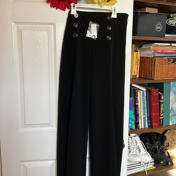 NWT NEW YORK & COMPANY Wide Leg Pants Size 4 - Picture 5 of 6